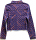 2021 MLW1112# Women's jacquard denim jacket