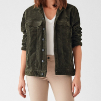 Corduroy jacket for ladies-W098