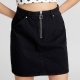Women's Denim Skirt  with zipper -W007