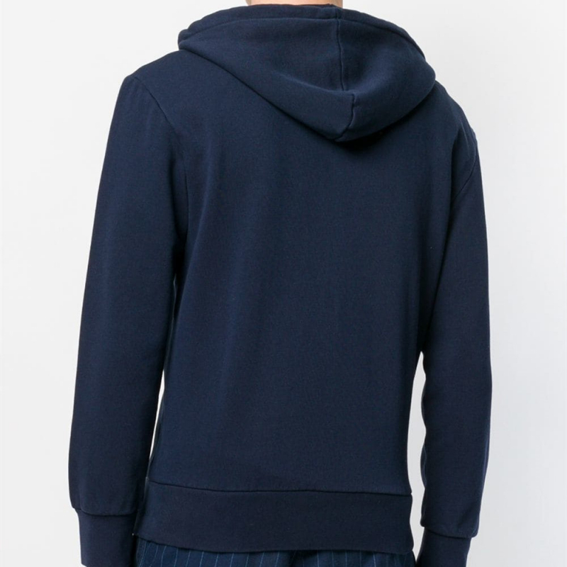 Men's knitted hooded zipper jackets