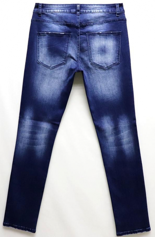 2021 MLM038# Stylish wash crease base jeans