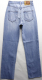 2021 LW005# light blue Men's basic jeans without hem