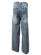 Men Jeans with sanblasting MNH009