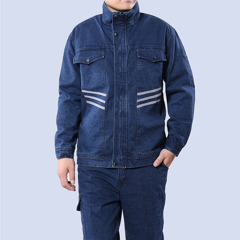 Denim overalls jacket  labor protection-MWW015