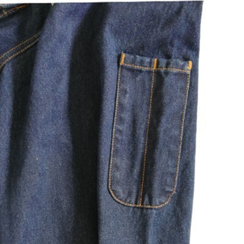 Denim overalls Jackets with Reflective tape-MWW014